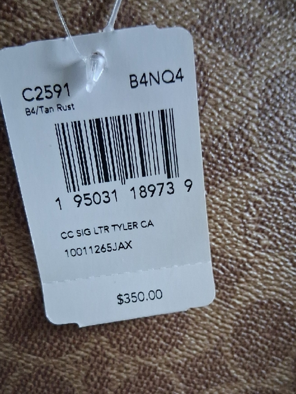 Coach Brown Signature Canvas Shoulder Tote with Leather Trim - Picture 3 of 11